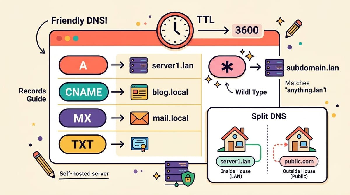 DNS records for self-hosters