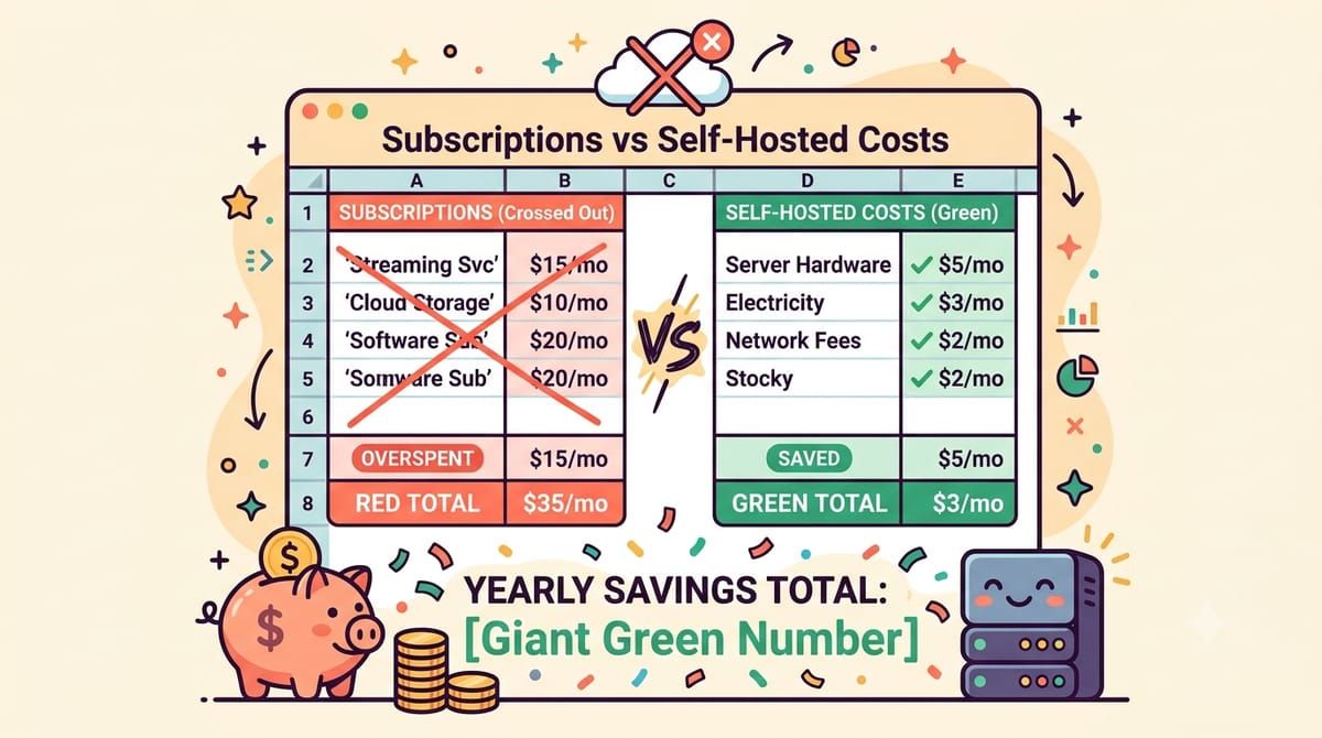 Counting the cost of a self-hosted stack