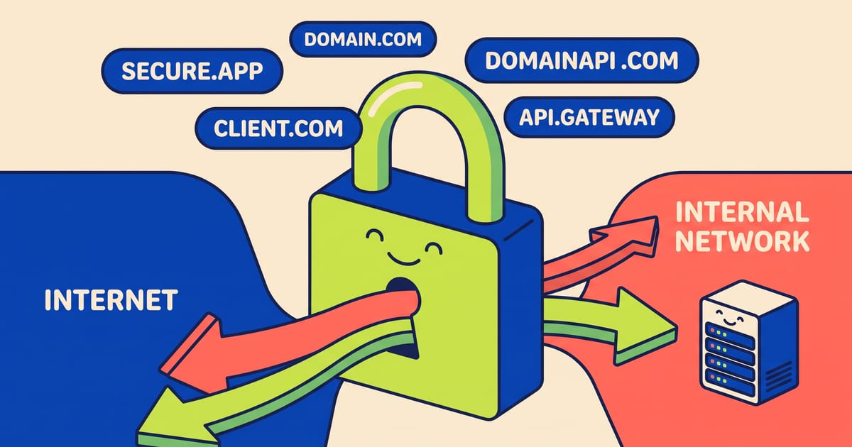 Illustration for Your First Reverse Proxy: Stop Using IP:Port Like a Caveman